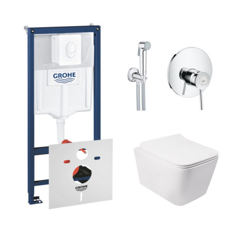 Комплект инсталляция Grohe Rapid SL 38722001 + унитаз с сиденьем Qtap Crow QT05335170W + набор для гигиенического душа со смесителем Grohe BauClassic 2904800S
Комплект инсталляция Grohe Rapid SL 38722001 + унитаз с сиденьем Qtap Crow QT05335170W + набор для гигиенического душа со смесителем Grohe BauClassic 2904800S