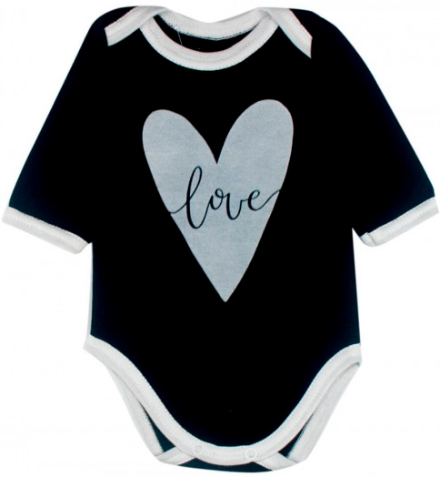 Бодик MISHKA черный Little stars Love 80 (1021411-80)
Бодик MISHKA черный Little stars Love 80 (1021411-80)