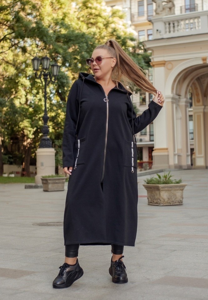 Кардиган Fashion длинный Черный р. 014961, Кардиган Fashion длинный Черный р.54-56 014961
Кардиган Fashion длинный Черный р. 014961, Кардиган Fashion длинный Черный р.54-56 014961