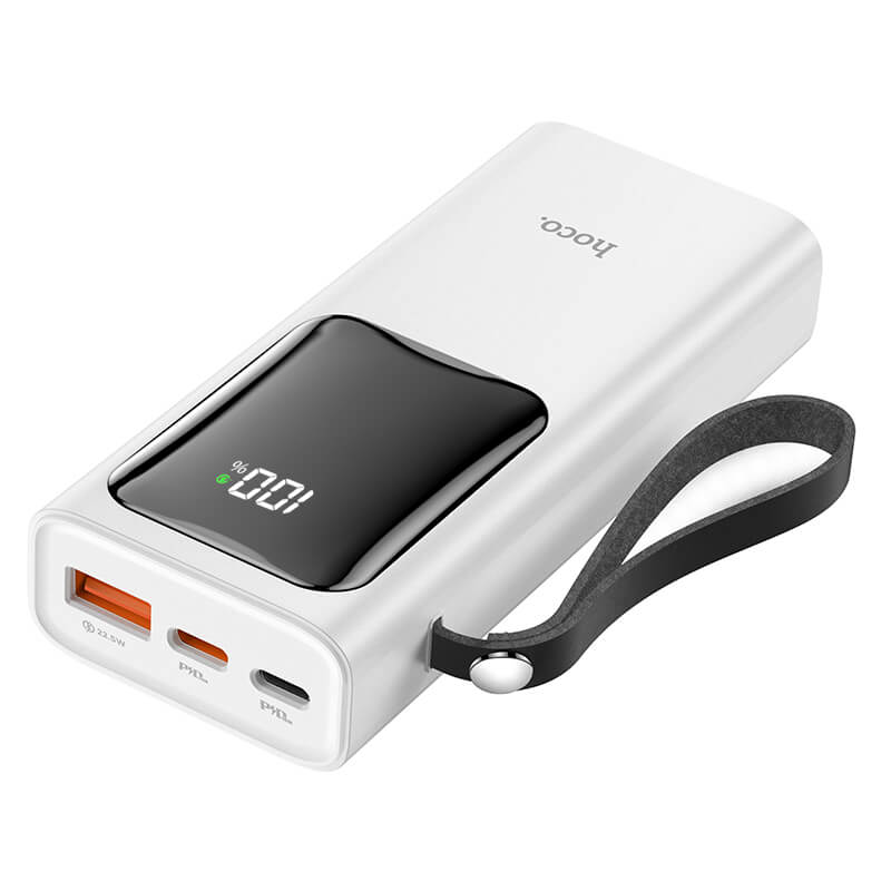 PowerBank с быстрой зарядкой HOCO Treasure 10000mAh J41 Pro |1USB/Type-C/Lightning, PD/QC, 22.5W, 3A| Белый
PowerBank с быстрой зарядкой HOCO Treasure 10000mAh J41 Pro |1USB/Type-C/Lightning, PD/QC, 22.5W, 3A| Белый