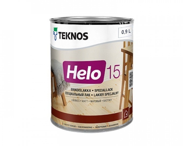 Лак Teknos HELO 15 ( Текнос ХЕЛО 15 ) 0.9 л уретано-алкидный, матовый, для дерева, внутри и снаружи
Лак Teknos HELO 15 ( Текнос ХЕЛО 15 ) 0.9 л уретано-алкидный, матовый, для дерева, внутри и снаружи