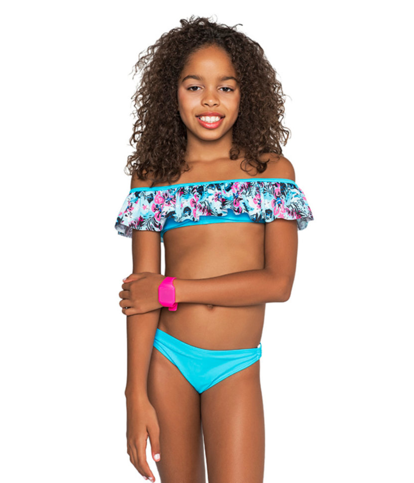 Раздельный купальник CocoBana EB-301 158-164 см Голубой 
Раздельный купальник CocoBana EB-301 158-164 см Голубой