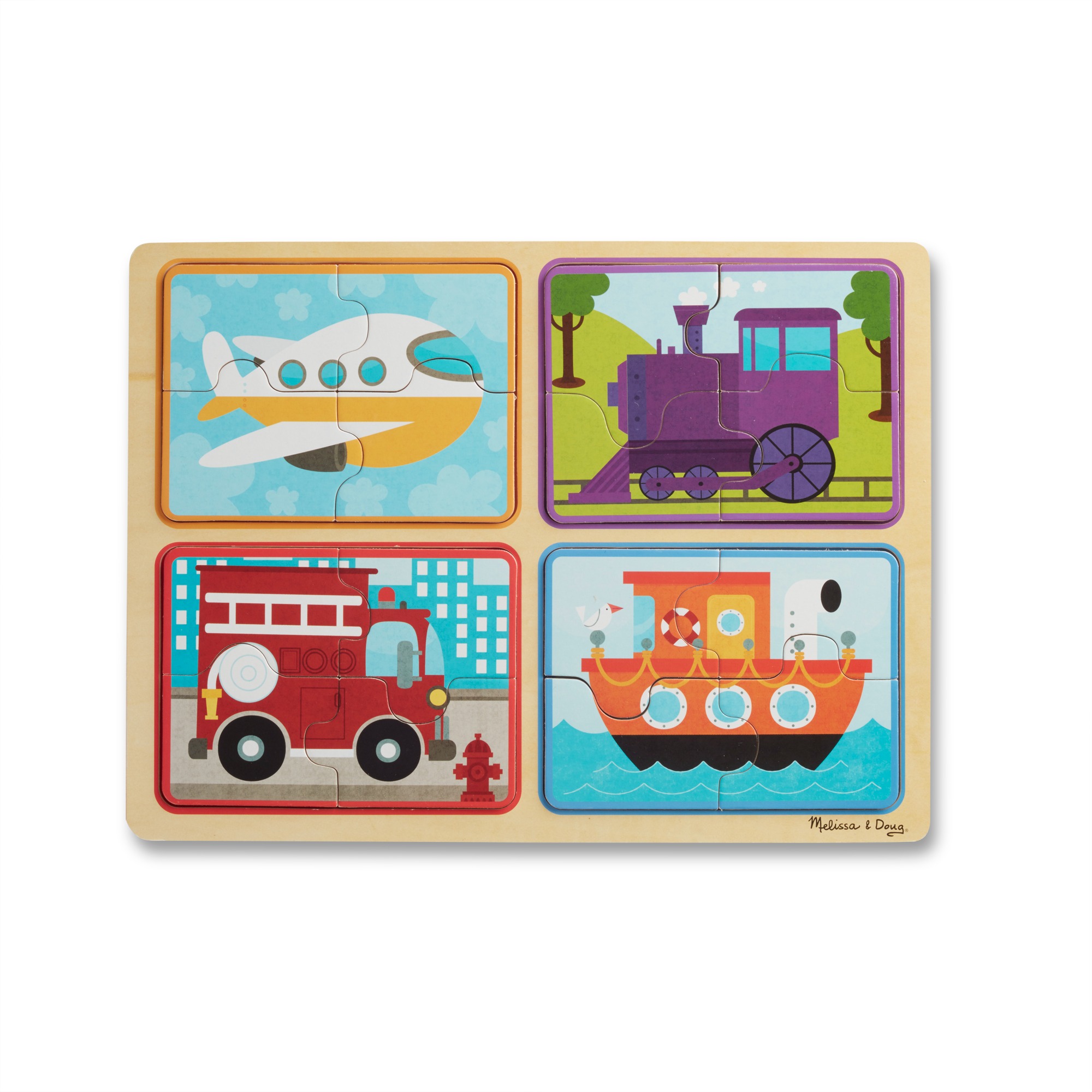 Деревянные пазлы в футляре Natural Play Wooden Puzzle: Ready, Set, Go Транспортные средства Melissa & Doug MD31361
Деревянные пазлы в футляре Natural Play Wooden Puzzle: Ready, Set, Go Транспортные средства Melissa & Doug MD31361
