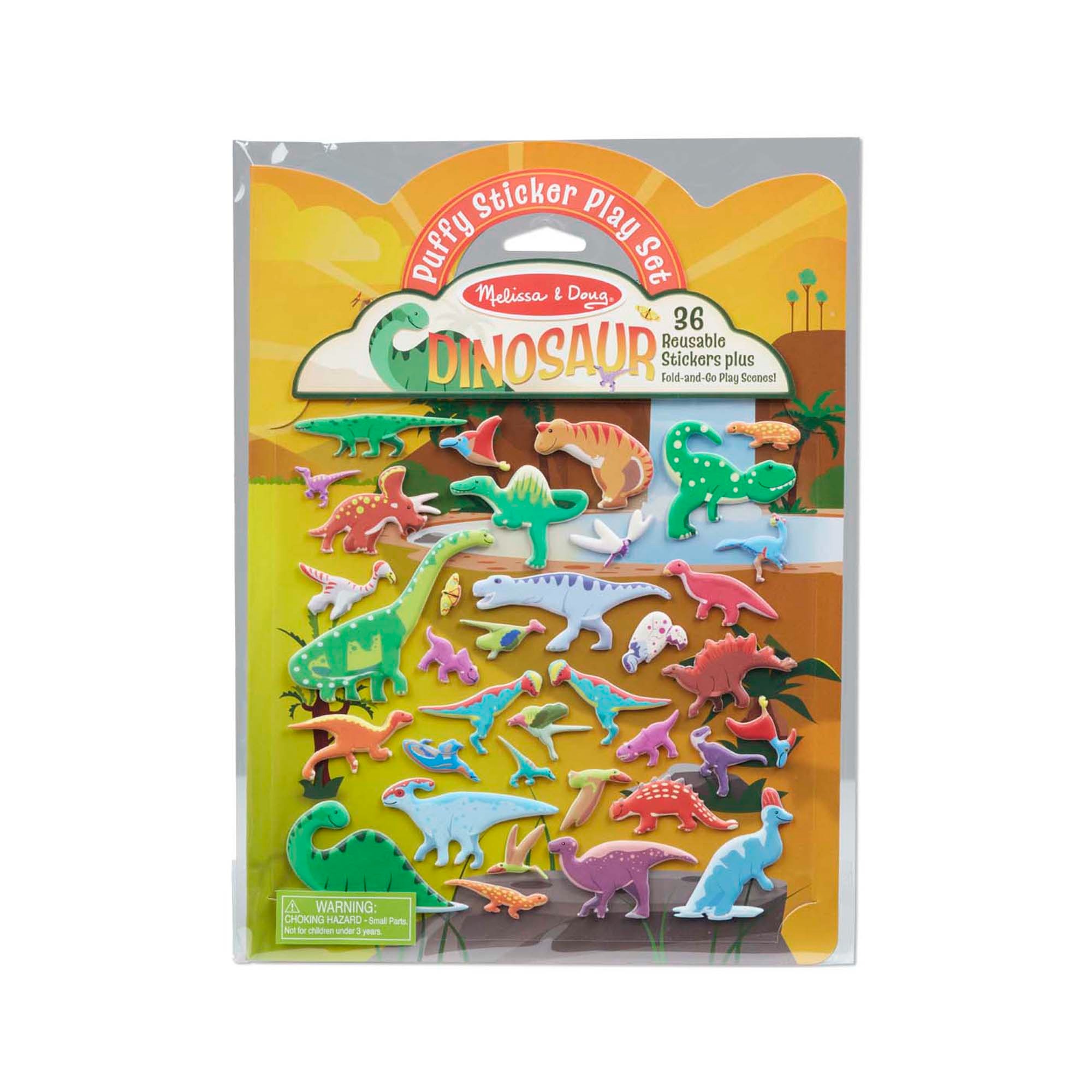Объемные многоразовые наклейки Puffy Sticker Play Set - Dinosaur с тематическим альбомом Динозавры Melissa & Doug MD30521
Объемные многоразовые наклейки Puffy Sticker Play Set - Dinosaur с тематическим альбомом Динозавры Melissa & Doug MD30521