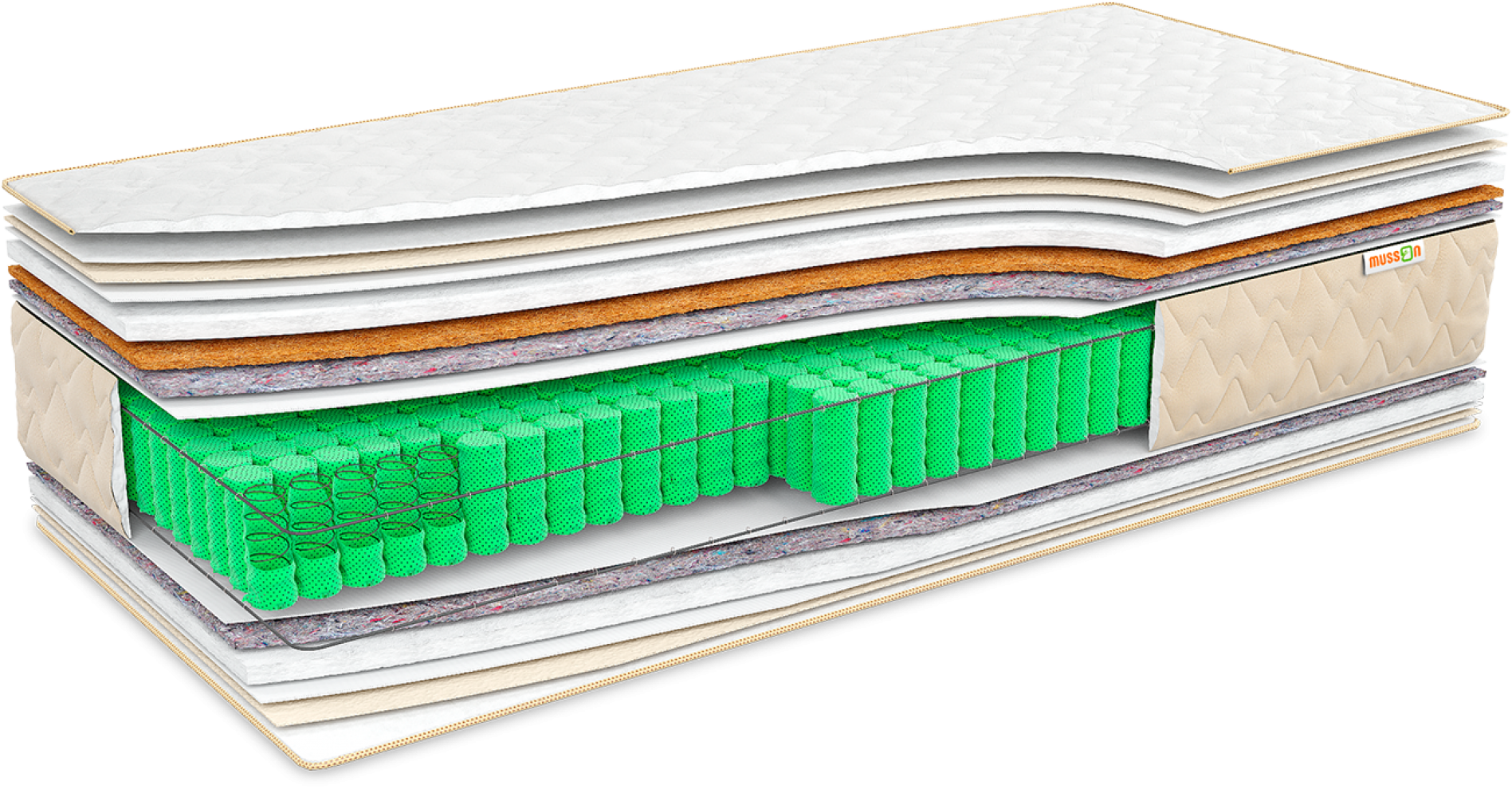 Матрас Musson Оптима Mix 180x190 см 
Матрас Musson Оптима Mix 180x190 см