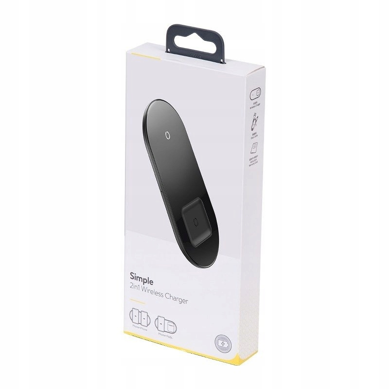 Бездротовий зарядний пристрій Baseus Simple 2in1 Wireless Charger Turbo Edition Black (TZWXJK-B01)
Бездротовий зарядний пристрій Baseus Simple 2in1 Wireless Charger Turbo Edition Black (TZWXJK-B01)