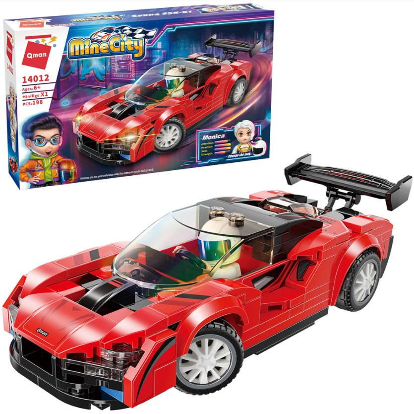 Конструктор Гоночная машина, 198 деталей, 14012, для детей от 6 лет, Пакунок малюка
Конструктор Гоночная машина, 198 деталей, 14012, для детей от 6 лет, Пакунок малюка