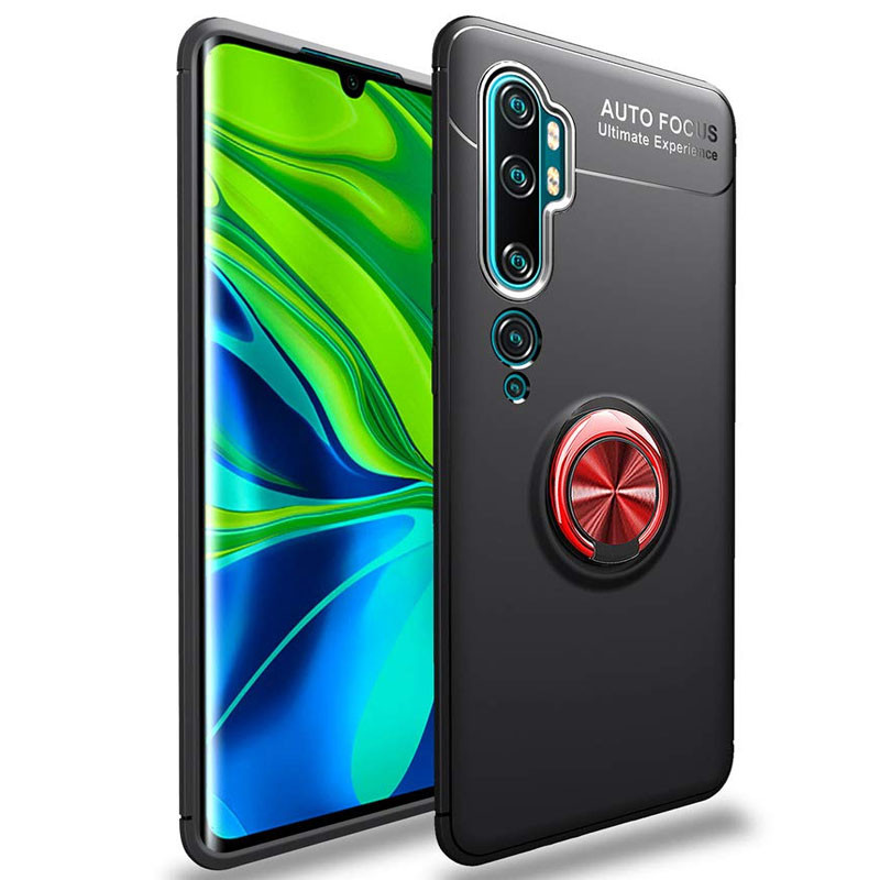 TPU чехол Deen ColorRing под магнитный держатель для Xiaomi Mi Note 10 Черный/Красный
TPU чехол Deen ColorRing под магнитный держатель для Xiaomi Mi Note 10 Черный/Красный