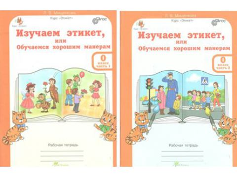 Изучаем этикет, или Обучаемся хорошим манерам. 0 класс. Рабочая тетрадь в 2-х частях (+ цветной разрезной материал и наклейки) (количество томов: 2)
Изучаем этикет, или Обучаемся хорошим манерам. 0 класс. Рабочая тетрадь в 2-х частях (+ цветной разрезной материал и наклейки) (количество томов: 2)