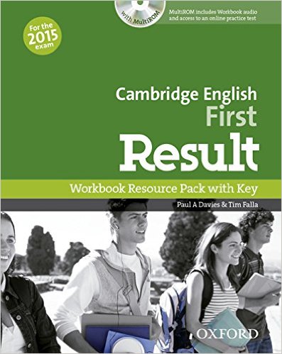Cambridge English: First Result: Workbook Resource Pack with Key (+ CD-ROM) (928109)
Cambridge English: First Result: Workbook Resource Pack with Key (+ CD-ROM) (928109)