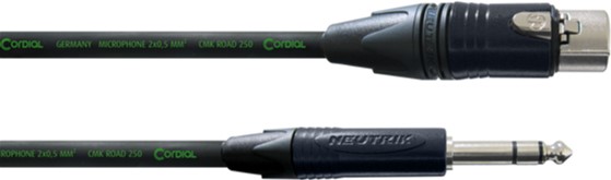 Инструментальный кабель Cordial Neutrik XLR female CC green / plug 6.3 мм Stereo CC green 10 м Black (CRM 10 FV)
Инструментальный кабель Cordial Neutrik XLR female CC green / plug 6.3 мм Stereo CC green 10 м Black (CRM 10 FV)