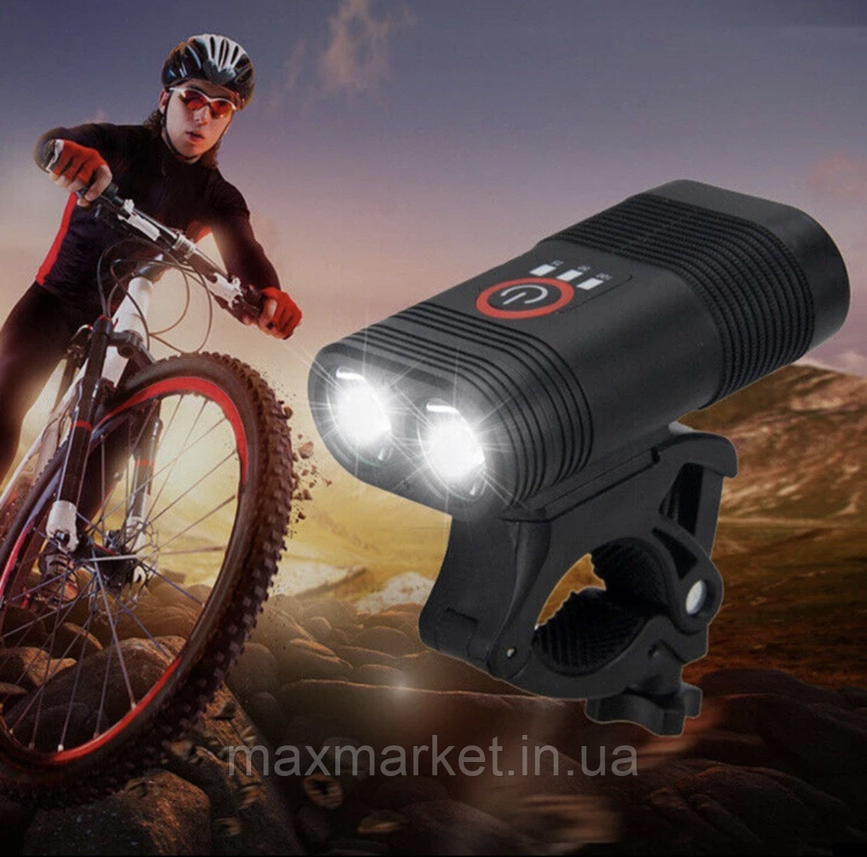 Велофонарь Y12Pro-2XPE DUAL MEGALIGHT, ALUMINUM, индикация заряда, Waterproof, аккум., ЗУ micro USB
Велофонарь Y12Pro-2XPE DUAL MEGALIGHT, ALUMINUM, индикация заряда, Waterproof, аккум., ЗУ micro USB