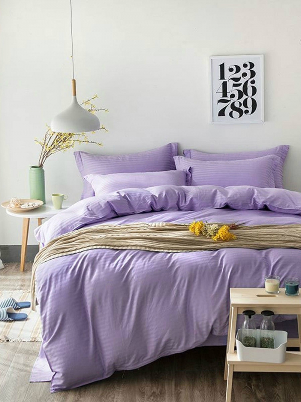 Комплект постельного белья Komfort-tekstil Сатин Stripe LAVENDER 1/1см (Полуторный)
Комплект постельного белья Komfort-tekstil Сатин Stripe LAVENDER 1/1см (Полуторный)