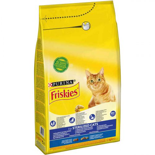 Сухой корм Purina Friskies Sterilised для стерилизованных кошек, с лососем и овощами, 10 кг
Сухой корм Purina Friskies Sterilised для стерилизованных кошек, с лососем и овощами, 10 кг