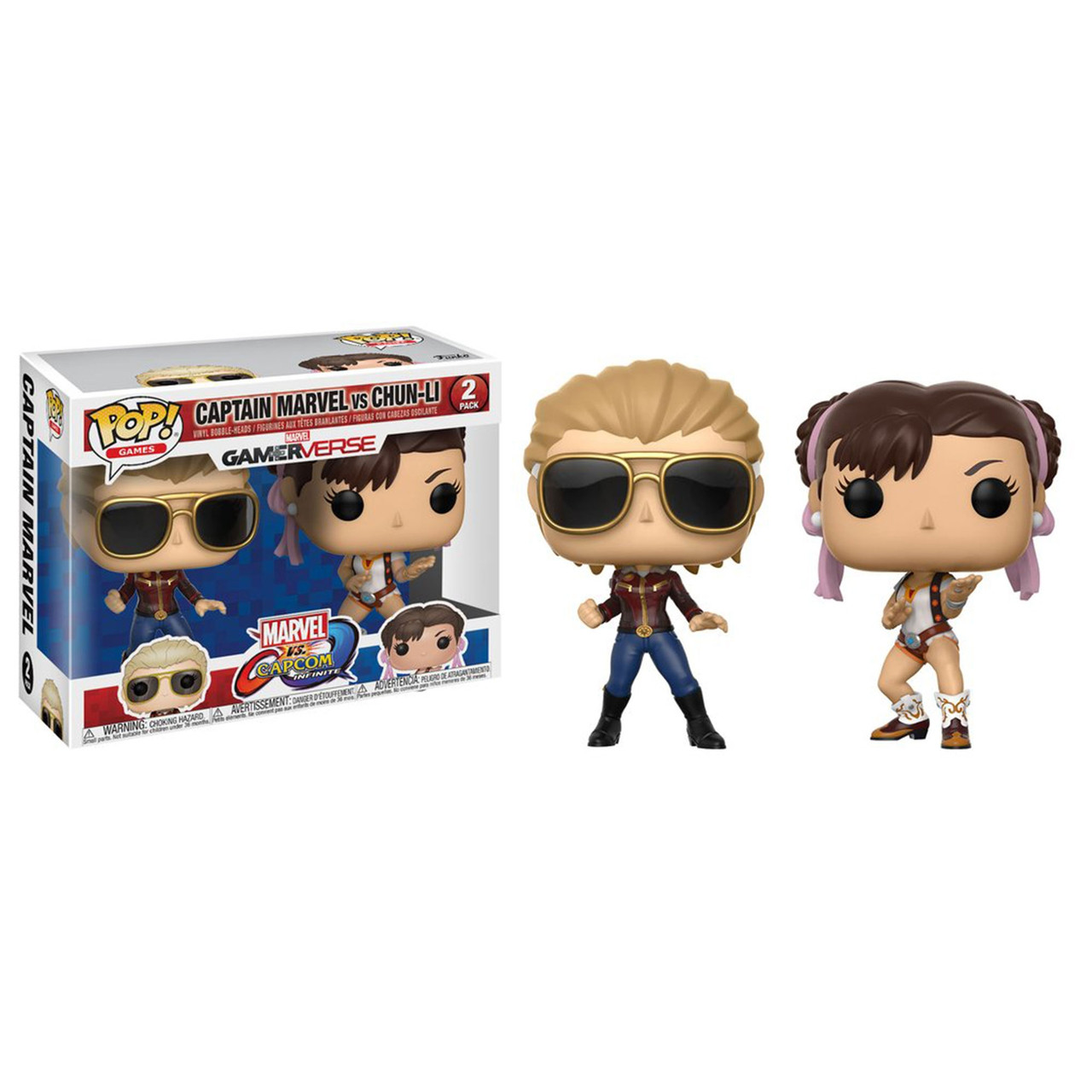 Набор фигурок Funko Pop Фанко Поп Марвел Капитан Марвел против Чун Ли Captain Marvel vs Chun Li 10 см M CM Cl 
Набор фигурок Funko Pop Фанко Поп Марвел Капитан Марвел против Чун Ли Captain Marvel vs Chun Li 10 см M CM Cl