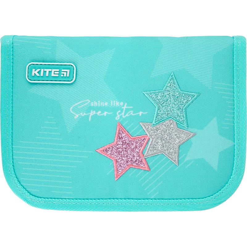 Пенал школьный с наполнением Kite КІТЕ Education Super star K21-622H-5, 1 отделение, 2 отворота
Пенал школьный с наполнением Kite КІТЕ Education Super star K21-622H-5, 1 отделение, 2 отворота