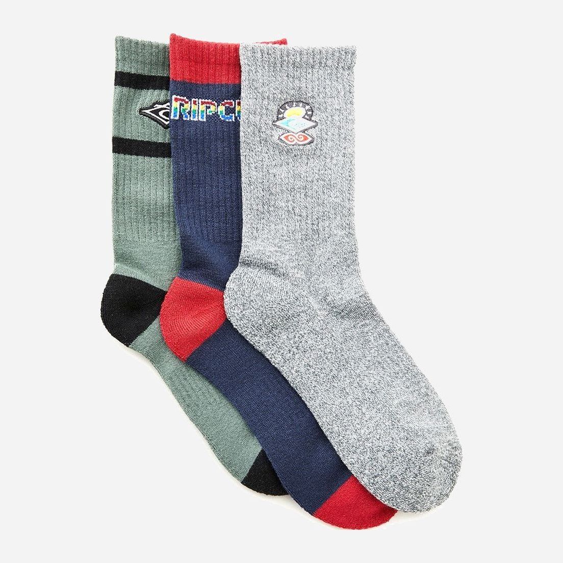 Набор носков Rip Curl Icons Crew Sock 3-Pk CSOAO9-3282 Зеленый/Синий/Серый, Набор носков Rip Curl Icons Crew Sock 3-Pk CSOAO9-3282 One size Зеленый/Синий/Серый
Набор носков Rip Curl Icons Crew Sock 3-Pk CSOAO9-3282 Зеленый/Синий/Серый, Набор носков Rip Curl Icons Crew Sock 3-Pk CSOAO9-3282 One size Зеленый/Синий/Серый