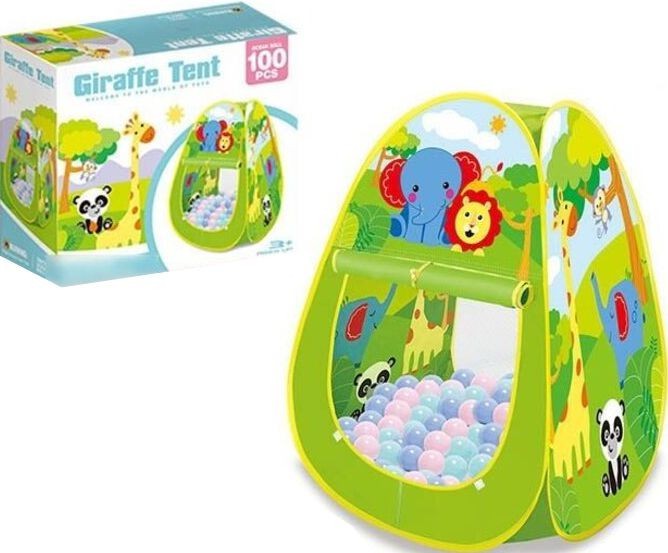 Игровой домик, Палатка детская GIRAFFE TENT 70 х 70 х 92 см, 100 шаров в комплекте
Игровой домик, Палатка детская GIRAFFE TENT 70 х 70 х 92 см, 100 шаров в комплекте