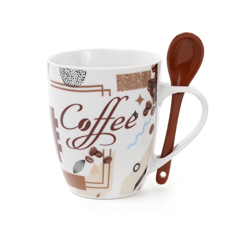 Набор кружек фарфоровых Bon Retro Coffee 334-405 350мл с коричневой ложкой, 12 шт
Набор кружек фарфоровых Bon Retro Coffee 334-405 350мл с коричневой ложкой, 12 шт
