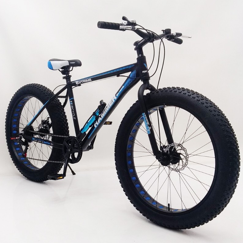 Горный велосипед Hammer "S800-MAX HAMMER EXTRIME" Колёса 26’’х4,0. Алюминиевая рама 19’’ (Синий)
Горный велосипед Hammer "S800-MAX HAMMER EXTRIME" Колёса 26’’х4,0. Алюминиевая рама 19’’ (Синий)