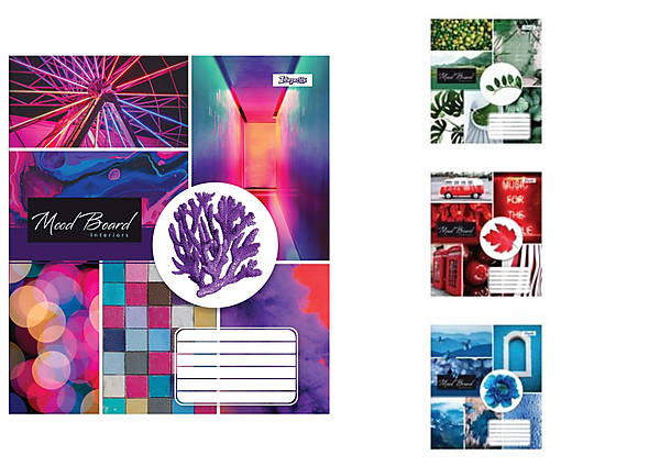 Тетрадь А5 48 листов в клетку Mood board (10шт. в упак микс дизайнов) 1 Вересня (764940)
Тетрадь А5 48 листов в клетку Mood board (10шт. в упак микс дизайнов) 1 Вересня (764940)