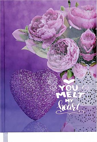 Ежедневник недатированный Romantic А5 на 288 страниц Фиолетовый Buromax (BM.2040-07)
Ежедневник недатированный Romantic А5 на 288 страниц Фиолетовый Buromax (BM.2040-07)