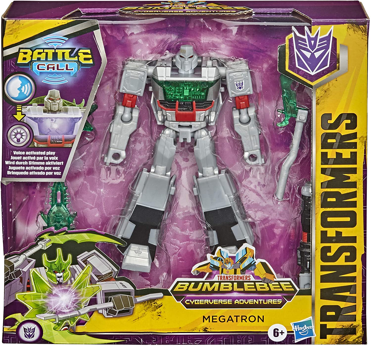 Трансформер Мегатрон Киберверс Управление Голосом Cybervers Adventures Megatron Hasbro E8378
Трансформер Мегатрон Киберверс Управление Голосом Cybervers Adventures Megatron Hasbro E8378