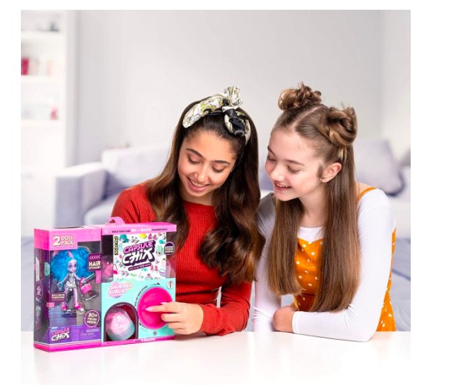 Игровой набор Moose Capsule chix Shimmer Surge 2 Pack сюрприз 2 куклы с одеждой и аксессуарами А3
Игровой набор Moose Capsule chix Shimmer Surge 2 Pack сюрприз 2 куклы с одеждой и аксессуарами А3