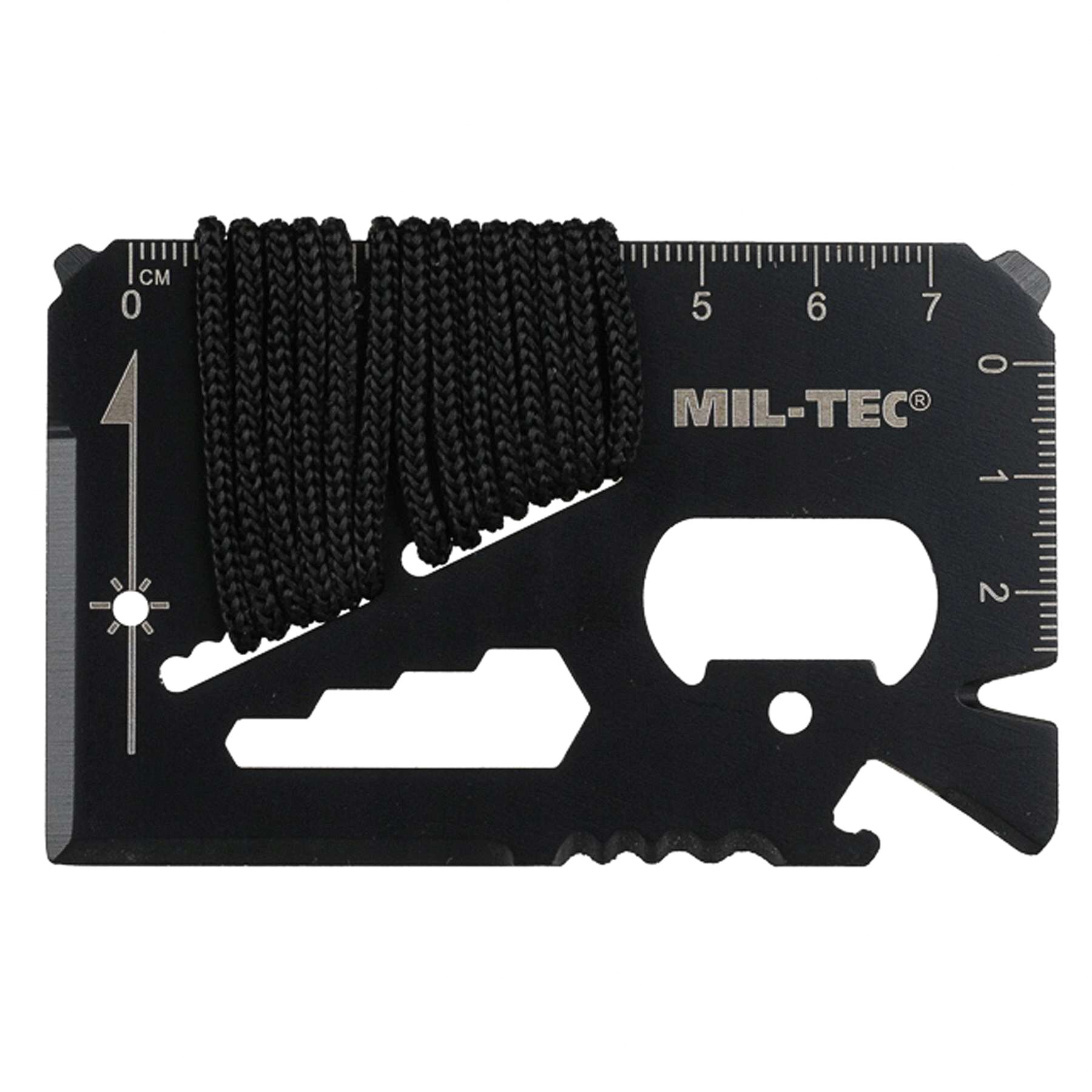 Набор выживания с паракордом Линейка офицерская SURVIVAL TOOL CARD PARACORD Черный
Набор выживания с паракордом Линейка офицерская SURVIVAL TOOL CARD PARACORD Черный