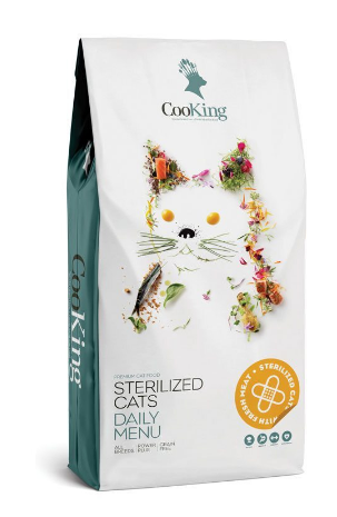 Сухий корм CooKing Sterelized Cats 8 кг зі свіжим м'ясом для стерилізованих кішок
Сухий корм CooKing Sterelized Cats 8 кг зі свіжим м'ясом для стерилізованих кішок