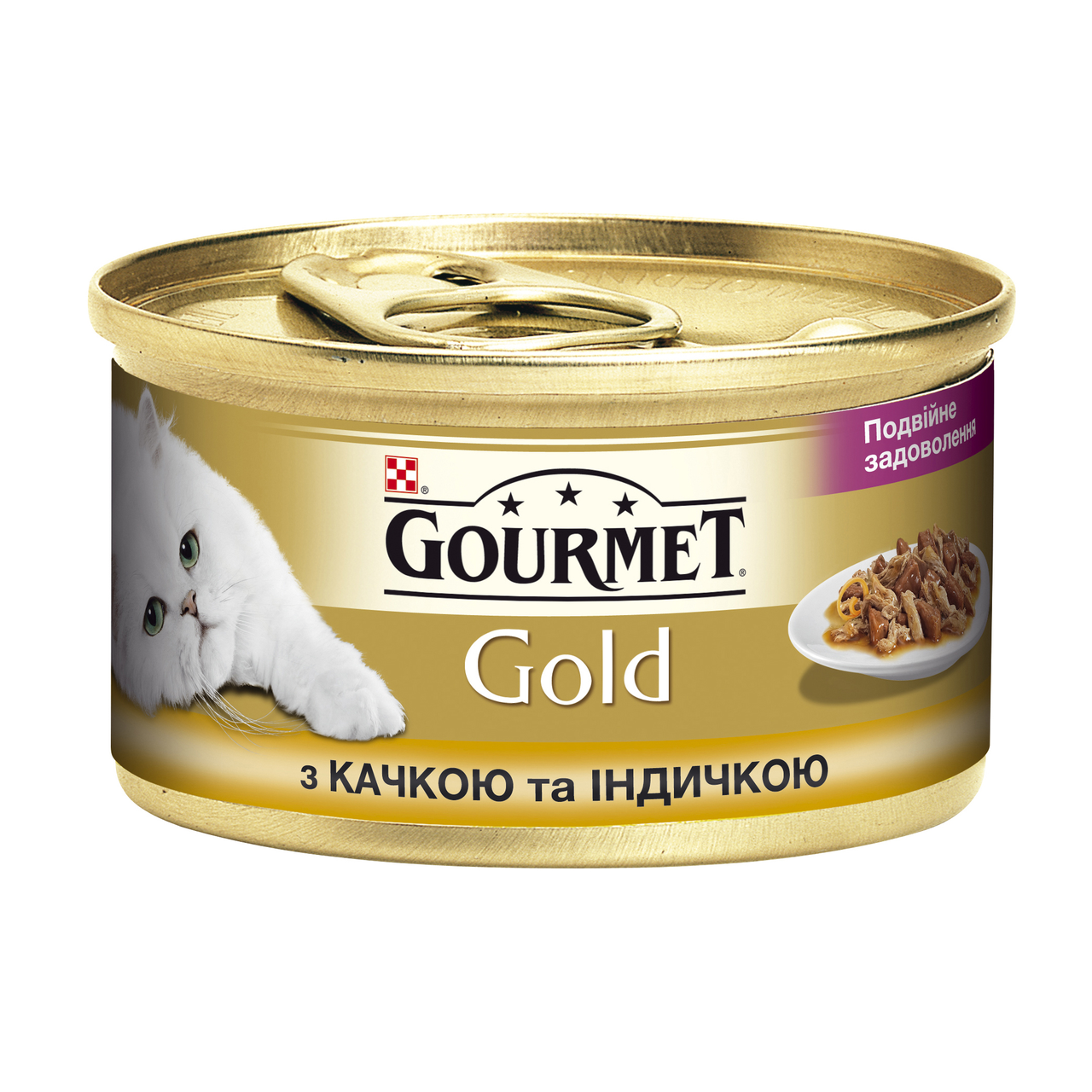 Влажный корм для кошек Gourmet Gold Double Delice Duck & Turkey 85 г x 12 шт (утка и индейка)
Влажный корм для кошек Gourmet Gold Double Delice Duck & Turkey 85 г x 12 шт (утка и индейка)