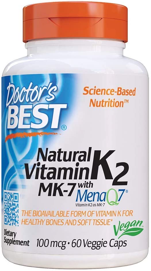 Витамины Doctor's Best Natural Vitamin K2 MK-7 with MenaQ7 60 капсул (4384303714)
Витамины Doctor's Best Natural Vitamin K2 MK-7 with MenaQ7 60 капсул (4384303714)