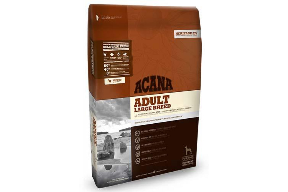 Корм для собак Acana Adult Large Breed для взрослых собак крупных пород, 11,4 кг a52111
Корм для собак Acana Adult Large Breed для взрослых собак крупных пород, 11,4 кг a52111