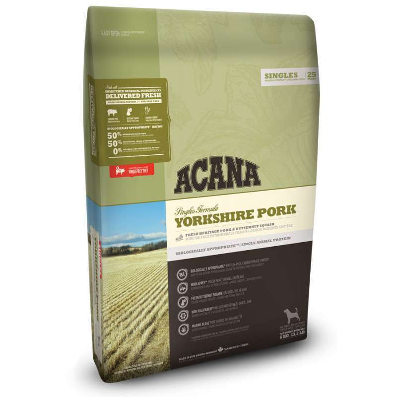Корм для собак Acana Yorkshire Pork со вкусом свинины для собак всех пород, 2 кг a57220
Корм для собак Acana Yorkshire Pork со вкусом свинины для собак всех пород, 2 кг a57220