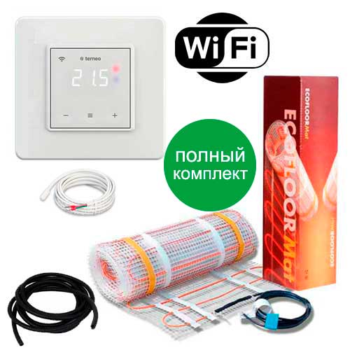 Теплый пол Fenix нагревательный мат LDTS-160 + программируемый WiFi терморегулятор Terneo SX 2.6 м.кв - 410Вт
Теплый пол Fenix нагревательный мат LDTS-160 + программируемый WiFi терморегулятор Terneo SX 2.6 м.кв - 410Вт