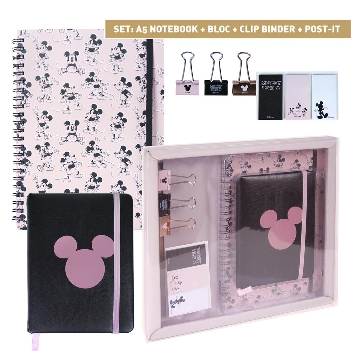Набор канцелярии Disney Cerda Mickey Mouse 21 x 14.5 см Черный с розовым 2100002754
Набор канцелярии Disney Cerda Mickey Mouse 21 x 14.5 см Черный с розовым 2100002754