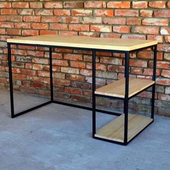 Дизайнерский Письменный офисный стол с полками в стиле Лофт Loft Design RV947 ()
Дизайнерский Письменный офисный стол с полками в стиле Лофт Loft Design RV947 ()