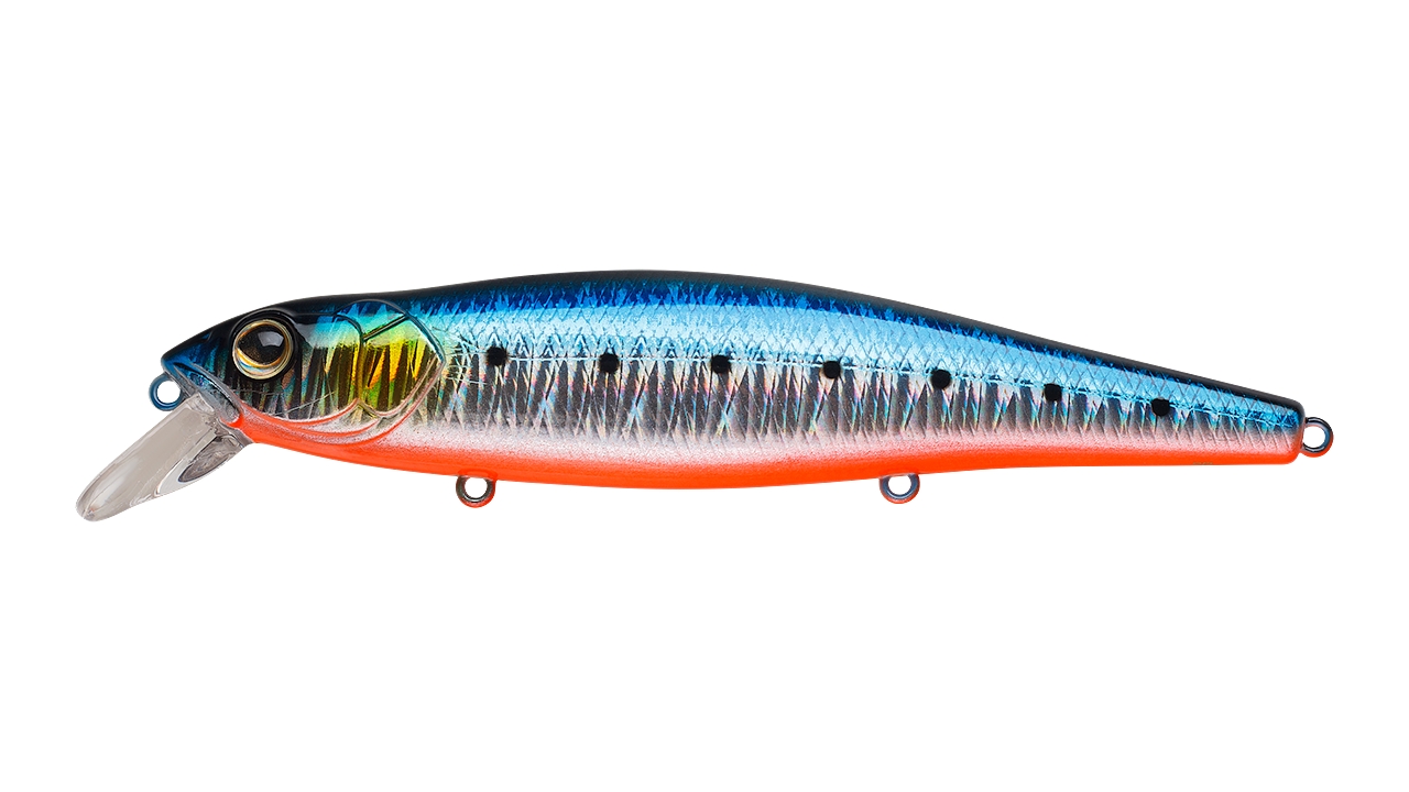 Воблер Минноу Strike Pro Jer-O Minnow 130, 130 мм, 27,8 гр, Загл. 1,5м.-2,5м., Нейтральный, цвет: A234-SBO-LU Blue Back Silver OB Fluo, (EG-039SP#A234-SBO-LU) (98385)
Воблер Минноу Strike Pro Jer-O Minnow 130, 130 мм, 27,8 гр, Загл. 1,5м.-2,5м., Нейтральный, цвет: A234-SBO-LU Blue Back Silver OB Fluo, (EG-039SP#A234-SBO-LU) (98385)
