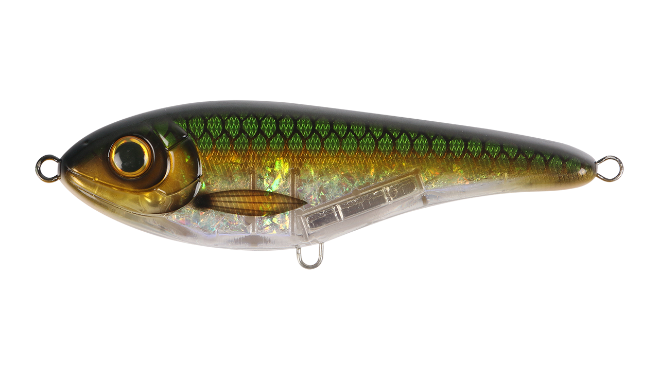 Воблер Джеркбейт Strike Pro Buster Jerk Shallow Runner, 150 мм, 64,5 гр, Загл. 1,0м., Медленно всплывающий, цвет: C766 Emerald Herring, (EG-048S#C766) (133150)
Воблер Джеркбейт Strike Pro Buster Jerk Shallow Runner, 150 мм, 64,5 гр, Загл. 1,0м., Медленно всплывающий, цвет: C766 Emerald Herring, (EG-048S#C766) (133150)