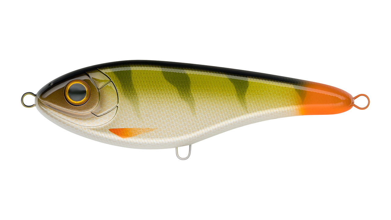 Воблер Джеркбейт Strike Pro Buster Jerk Sinking, 150 мм, 75 гр, Загл. 0,5м.-4,0м., Тонущий, цвет: C076 Natural Perch, (EG-048#C076F) (126108)
Воблер Джеркбейт Strike Pro Buster Jerk Sinking, 150 мм, 75 гр, Загл. 0,5м.-4,0м., Тонущий, цвет: C076 Natural Perch, (EG-048#C076F) (126108)