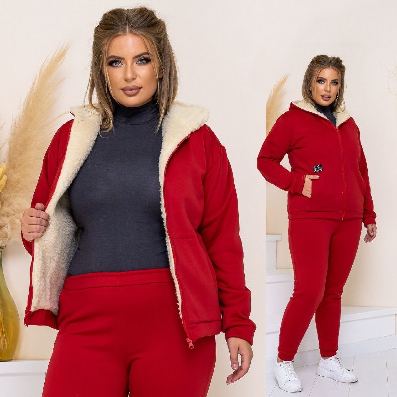 Спортивный костюм с начесом и на меху 4XL (-) красный, Спортивный костюм с начесом и на меху 4XL (60-62) красный
Спортивный костюм с начесом и на меху 4XL (-) красный, Спортивный костюм с начесом и на меху 4XL (60-62) красный