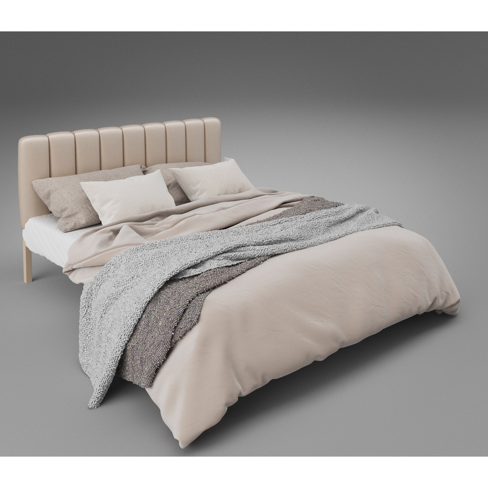 Кровать двуспальная с мягким изголовьем металлическая 180*190 Фуксия бежевый Tenero без матраса
Кровать двуспальная с мягким изголовьем металлическая 180*190 Фуксия бежевый Tenero без матраса