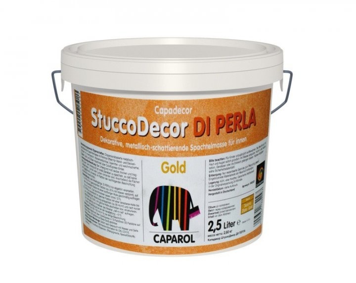 Декоротивная краска Caparol Capadecor Stucco Di Perla Золотистая 2.5 л арт - 846301
Декоротивная краска Caparol Capadecor Stucco Di Perla Золотистая 2.5 л арт - 846301