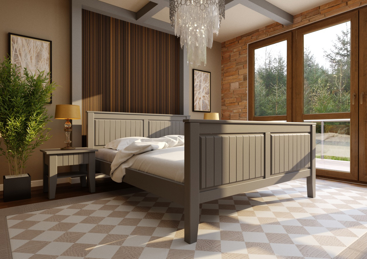 Кровать Глория высокое изножье ЧДК 140х190 эмаль Серый
Кровать Глория высокое изножье ЧДК 140х190 эмаль Серый