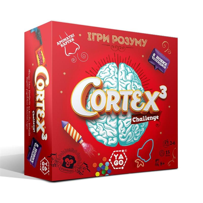 Настільна гра Yago 101011918 CORTEX 3 AROMA CHALLENGE 90 карток і 24 фішки (bc-344732)
Настільна гра Yago 101011918 CORTEX 3 AROMA CHALLENGE 90 карток і 24 фішки (bc-344732)
