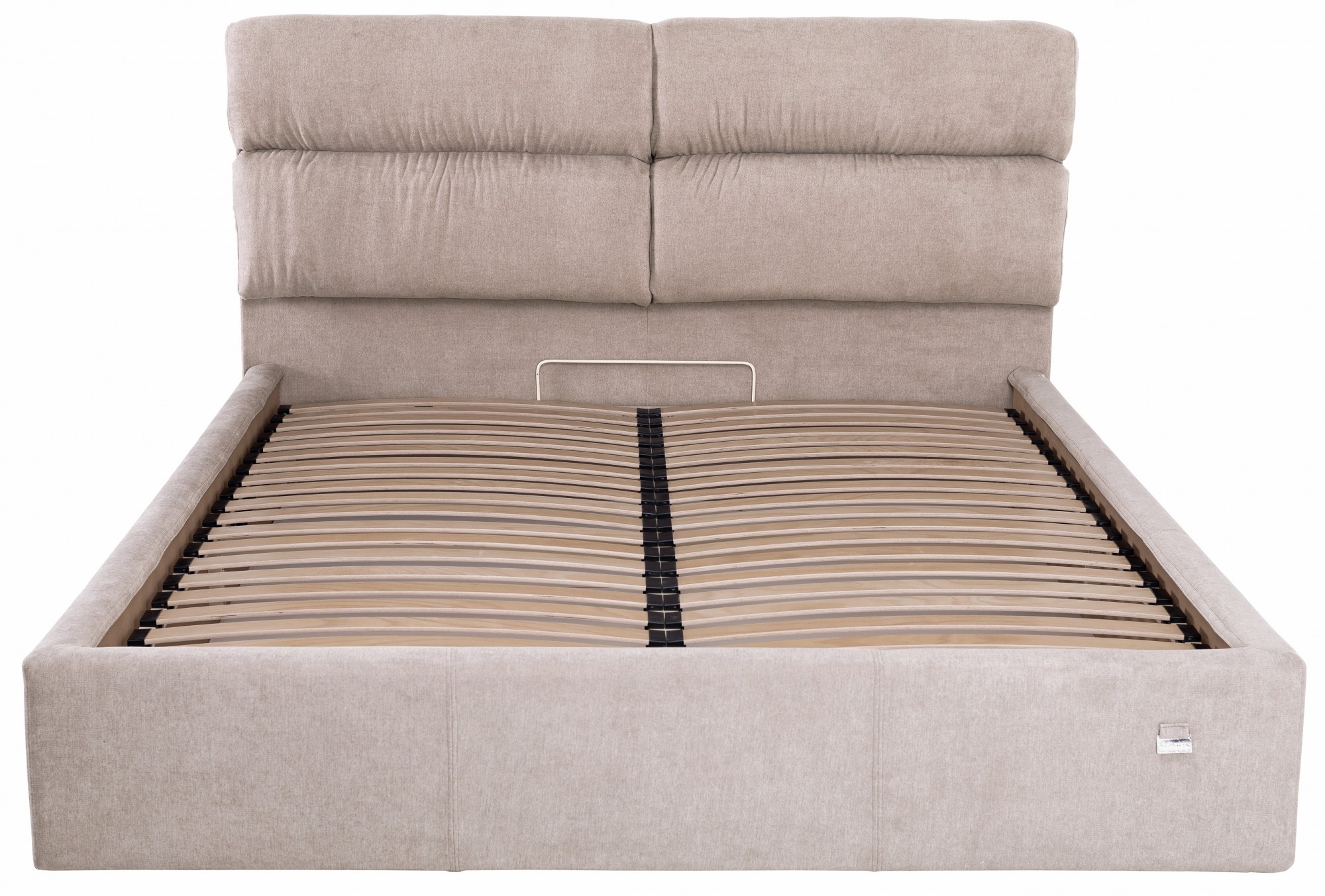 Кровать Oxford VIP 140 х 190 см Мисти Mocco С дополнительной металлической цельносварной рамой Серая 
Кровать Oxford VIP 140 х 190 см Мисти Mocco С дополнительной металлической цельносварной рамой Серая