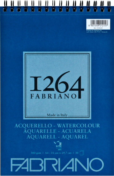 Альбом для акварели Fabriano 1264 А4 300г/м2 на спирали 30 листов (8001348212157)
Альбом для акварели Fabriano 1264 А4 300г/м2 на спирали 30 листов (8001348212157)