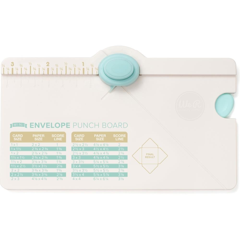 Инструмент мини доска для создания конвертов We R Memory Keepers Mini Envelope Punch Board
Инструмент мини доска для создания конвертов We R Memory Keepers Mini Envelope Punch Board