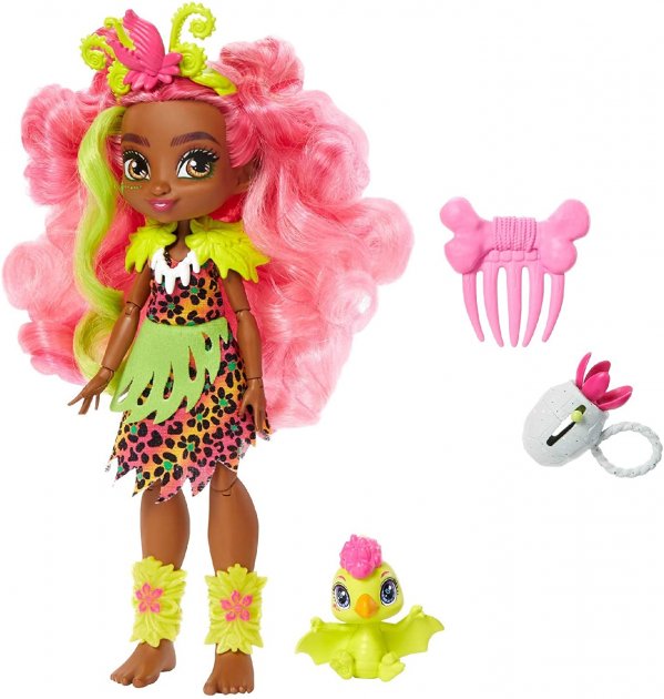 Кукла Фернесса и питомец Птилли Пещерный клуб Cave Club Fernessa Doll with Ptilly Dinosaur Pet Mattel GNL85
Кукла Фернесса и питомец Птилли Пещерный клуб Cave Club Fernessa Doll with Ptilly Dinosaur Pet Mattel GNL85