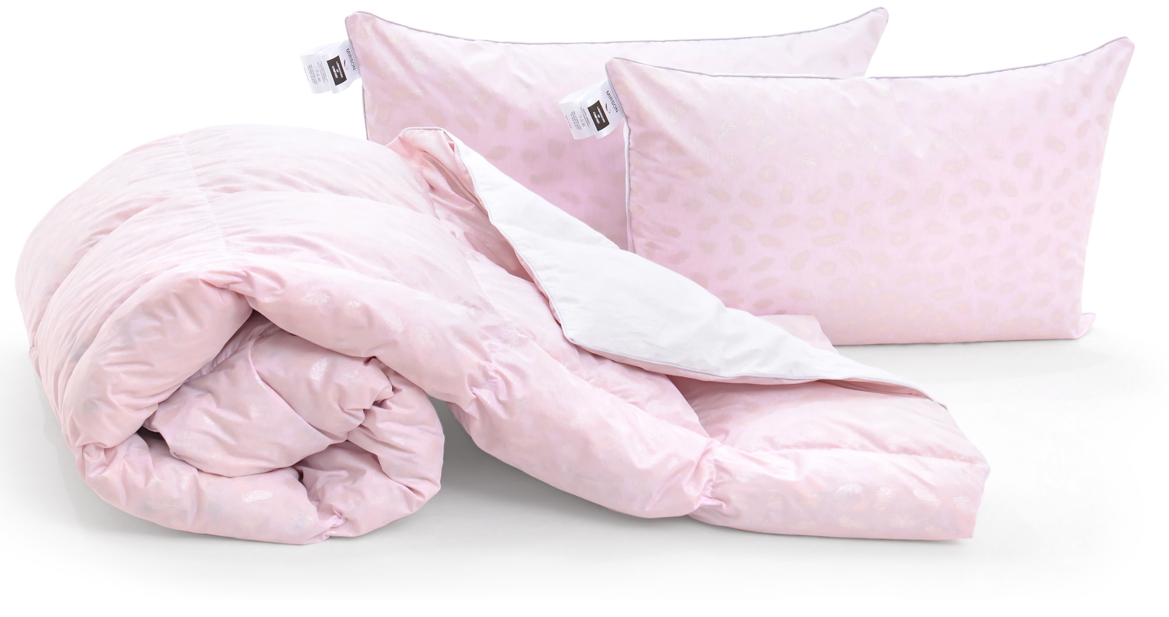 Набор MirSon Karmen 1894 "Bio-Pink" (одеяло + две подушки 50*70 мягкие) 220х240 см + 50х70 см 2шт италия, био-пух
Набор MirSon Karmen 1894 "Bio-Pink" (одеяло + две подушки 50*70 мягкие) 220х240 см + 50х70 см 2шт италия, био-пух